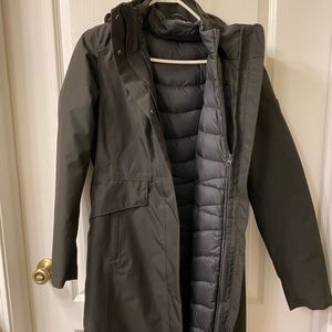 The North Face Two Layer Down Jacket &Rain Jacket